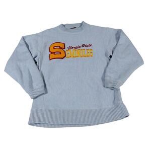 Florida State Seminoles Vintage 90s Embroidered Nutmeg Sweatshirt Made USA Large